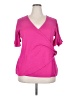 Worthington Pink Short Sleeve Blouse Size XXL - photo 1