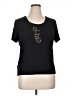 BCBGeneration Black Short Sleeve T-Shirt Size XL - photo 1