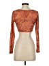 Shein Orange Long Sleeve Top Size 2 - photo 2