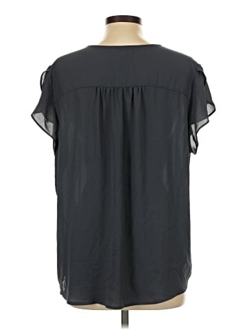 Ann Taylor LOFT Outlet Short Sleeve Blouse (view 2)