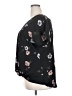 West Kei 100% Polyester Floral Black Short Sleeve Blouse Size XXL - photo 5
