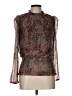 J by Joie 100% Polyester Brown Long Sleeve Blouse Size L - photo 1