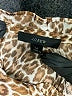 J.Crew 100% Polyester Animal Print Brown Long Sleeve Blouse Size M - photo 7