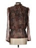 J by Joie 100% Polyester Brown Long Sleeve Blouse Size L - photo 2
