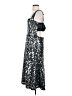 Kensie 100% Polyester Metallic Silver Cocktail Dress Size 8 - photo 5