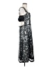 Kensie 100% Polyester Metallic Silver Cocktail Dress Size 8 - photo 4