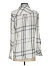 Rails 100% Rayon Plaid Ivory Long Sleeve Blouse Size XS - photo 2
