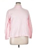 Basic Editions 100% Cotton Pink Long Sleeve Turtleneck Size XL - photo 1