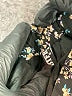 BTFBM 100% Polyester Floral Black Casual Skirt Size S - photo 3