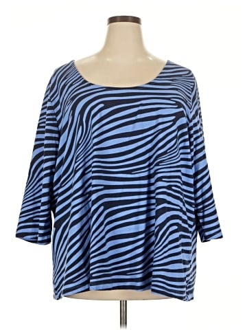 Jessica London 3/4 Sleeve T-Shirt (view 1)