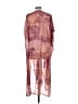 BCBGMAXAZRIA 100% Polyester Burgundy Kimono One size (estimated) - photo 2