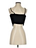Zara 100% Polyester Black Sleeveless Top Size S - photo 1