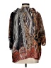Chico's 100% Polyester Paisley Brown 3/4 Sleeve Top Size Lg (2) - photo 1