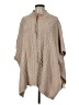 Cupcakes & Cashmere Tan Poncho Size M - photo 1