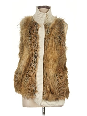 MICHAEL Michael Kors Faux Fur Vest (view 1)