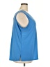 Nina Leonard Blue Sleeveless T-Shirt Size 2X - photo 4