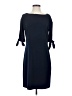 Wisp Solid Blue Casual Dress Size 4 - photo 1