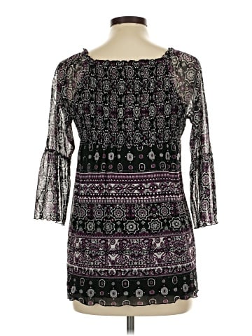 INC International Concepts 3/4 Sleeve Top (view 2)