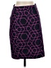 J.Crew Graphic Purple Wool Skirt Size 00 - photo 1