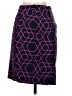 J.Crew Graphic Purple Wool Skirt Size 00 - photo 2