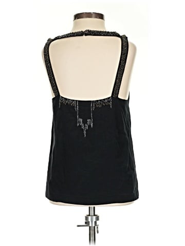 Burning Torch Sleeveless Silk Top (view 2)