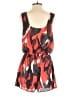 Adrienne 100% Polyester Graphic Red Romper Size M - photo 2