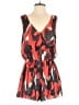 Adrienne 100% Polyester Graphic Red Romper Size M - photo 1