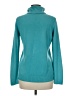 Appleseeds 100% Acrylic Teal Turtleneck Sweater Size M - photo 2