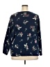 Croft & Barrow 100% Cotton Floral Blue Pullover Sweater Size 2X - photo 2
