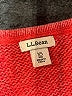 L.L.Bean 100% Cotton Orange Red Pullover Sweater Size XS - photo 7