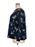 Croft & Barrow 100% Cotton Floral Blue Pullover Sweater Size 2X - photo 5