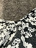 Express 100% Rayon Floral Black White Romper Size M (estimated) - photo 4