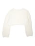 Zara 100% Polyester Solid Ivory Pullover Sweater Size 11 - 12 - photo 1