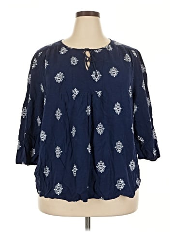 St. John's Bay 3/4 Sleeve Blouse (view 1)
