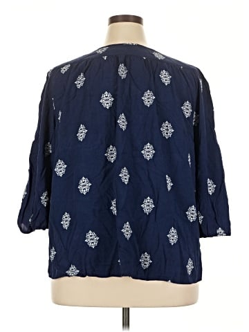 St. John's Bay 3/4 Sleeve Blouse (view 2)