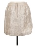 Ann Taylor LOFT Metallic Silver Formal Skirt Size 6 - photo 2