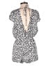 Lulus 100% Viscose Animal Print White Romper Size S - photo 2