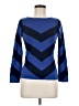 C. Wonder 100% Wool Chevron-herringbone Blue Wool Pullover Sweater Size M - photo 1