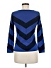 C. Wonder 100% Wool Chevron-herringbone Blue Wool Pullover Sweater Size M - photo 2
