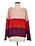 Unbranded 100% Acrylic Color Block Pink Pullover Sweater Size M - photo 1