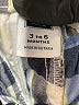 Janie and Jack 100% Cotton Plaid Blue Shorts Size 3-6 mo - photo 4
