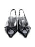 Contigo Black Blue Flats Size 6 - photo 2