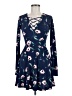 J for Justify Blue Casual Dress Size M - photo 1