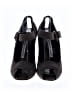Manolo Blahnik Black Gray Suede Heels Size EU 35 - photo 2