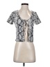 Papaya Silver Short Sleeve Blouse Size S - photo 1