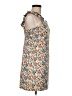 Endless Rose 100% Polyester Print Tan Casual Dress Size M - photo 4