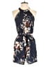 Unbranded 100% Polyester Floral Blue Romper Size 6 - photo 1