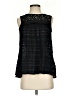 Max Studio 100% Cotton Black Sleeveless Blouse Size XS - photo 1
