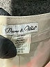 Deane and White Chevron-herringbone Tan Linen Pants Size 8 - photo 7
