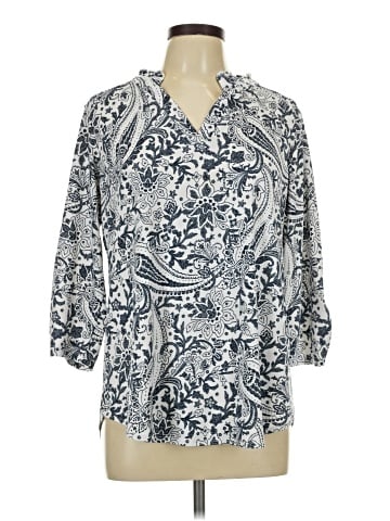 Perseption Concept 3/4 Sleeve Blouse (view 1)